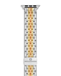 Apple Watch® Tri-Tone 18K Gold-Plated Bracelet, 38-49mm