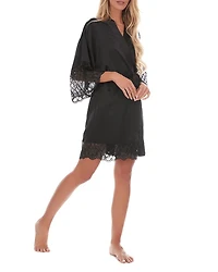 Gabby Satin Kimono Robe