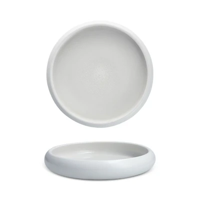Cloud Terre® 8.5" Shallow Pasta Bowl, White, Set of 4