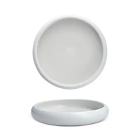 Cloud Terre® 8.5" Shallow Pasta Bowl, White, Set of 4