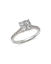 Bloomingdale's Fine Collection Diamond Cluster Engagement Ring