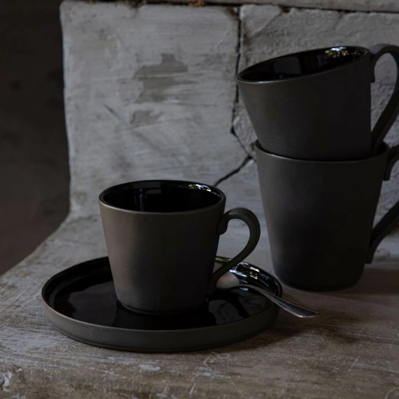 Lagoa Eco Gris Tea Cup & Saucer