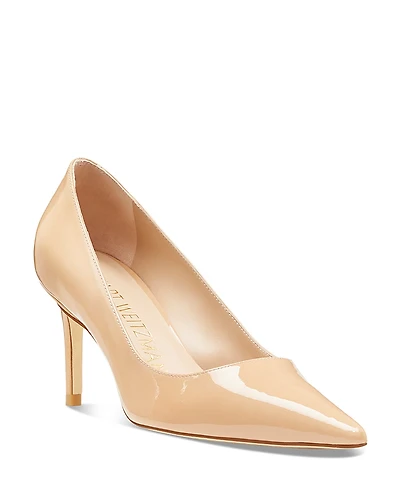 Stuart Weitzman Women's Stuart 75 Pointed Toe High Heel Pumps