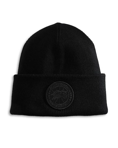 Arctic Disc Patch Ribbed Beanie