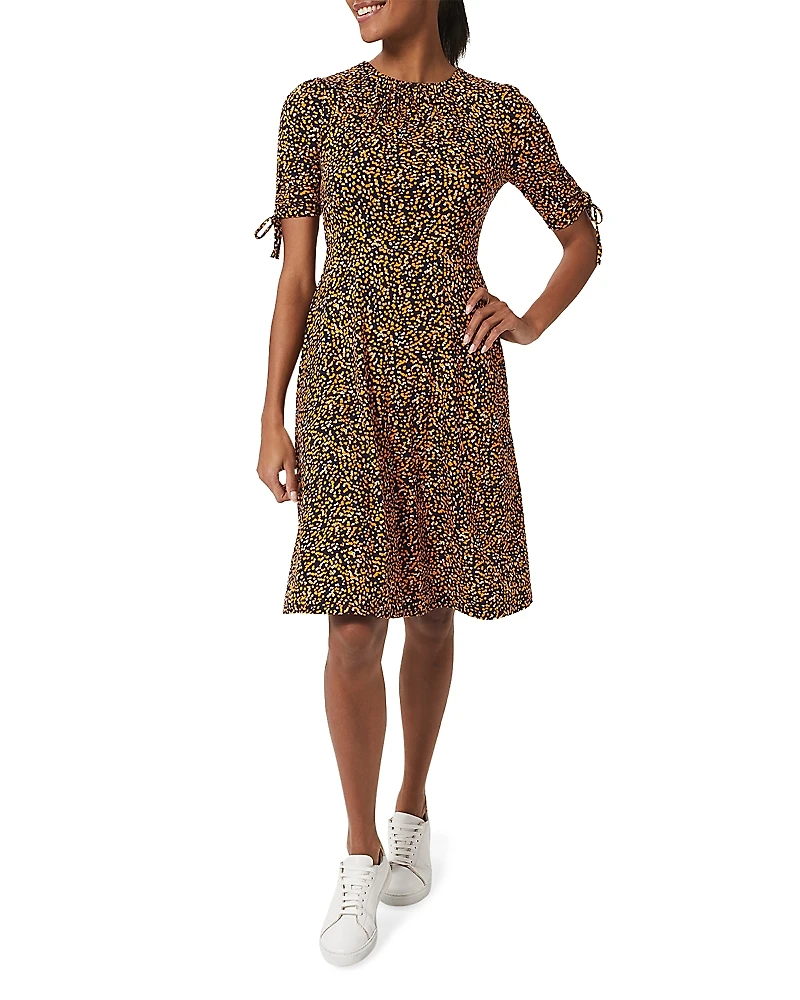 Hobbs London Samantha Tie Sleeve Dress