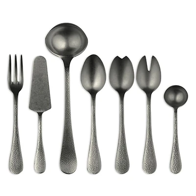PVD Flatware 7 Piece Full Serving Set