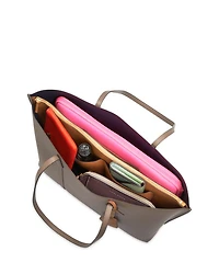 Perry Triple-Compartment Tote Bag