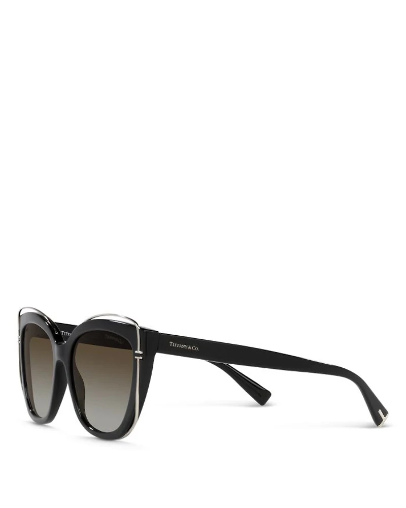 Polarized Cat Eye Sunglasses, 54mm