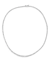 Meira T 14K White Gold Diamond Tennis Necklace, 16L