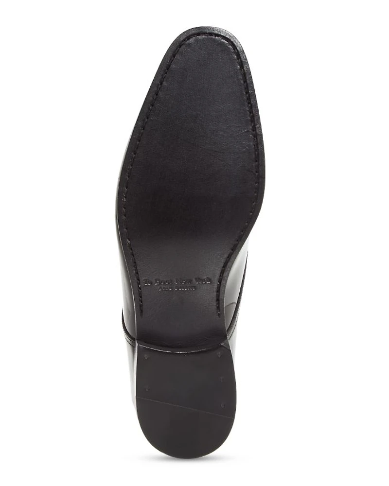 Men's Aalborg Patent Leather Plain Toe Oxfords
