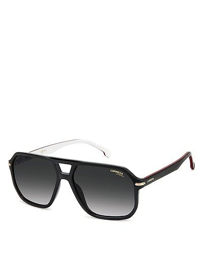Carrera Square Aviator Sunglasses, 59mm