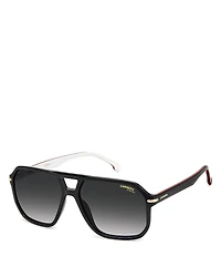 Carrera Square Aviator Sunglasses, 59mm
