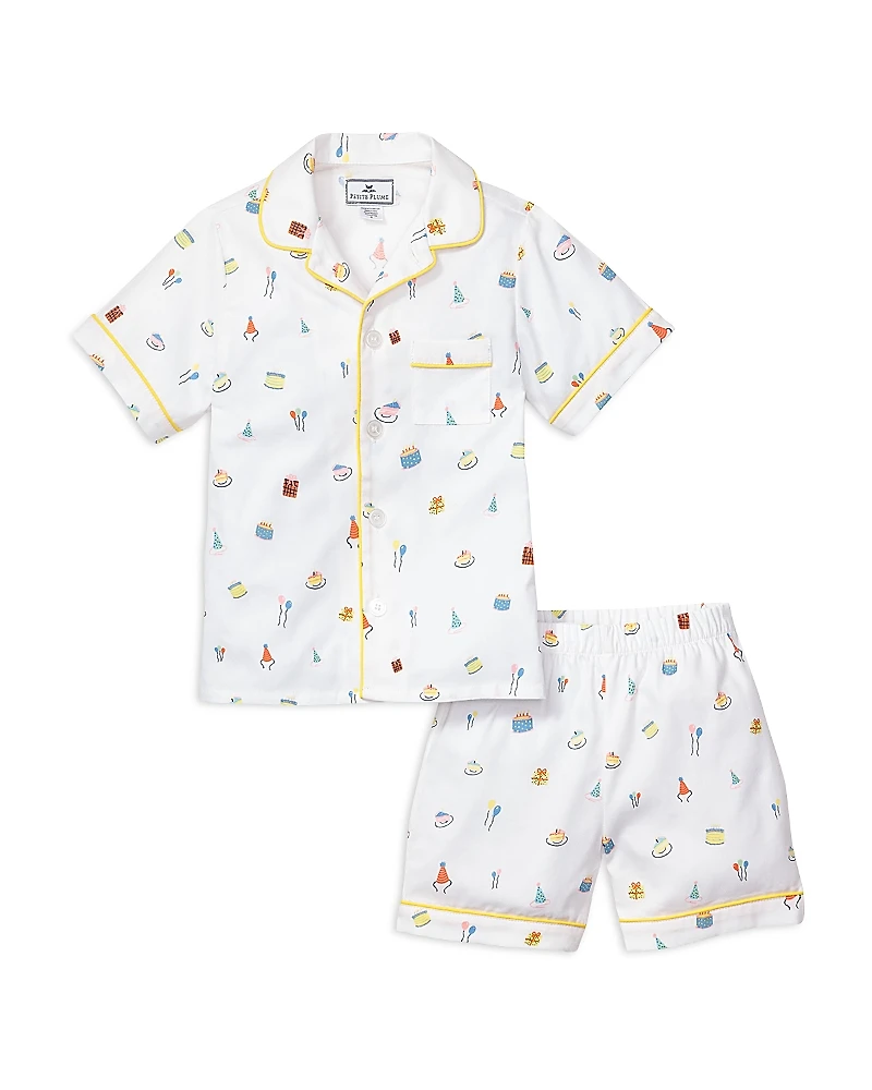 Petite Plume Boys' Birthday Wishes Classic Short Set - Baby, Little Kid, Big Kid