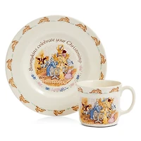 Royal Doulton Bunnykins Christening Plate & Mug 2 Piece Set