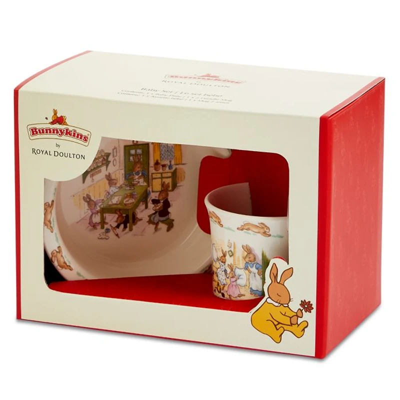 Bunnykins Baby Bowl & 2 Handle Mug 2 Piece Set