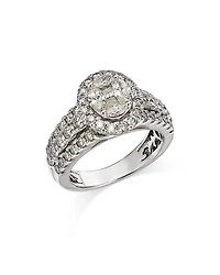 Bloomingdale's Fine Collection Diamond Multi Cut Halo Ring