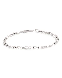 Bloomingdale's Fine Collection Sterling Silver Figure Eight Chain Bracelet