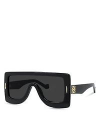 Loewe Chunky Anagram Mask Sunglasses, 51mm