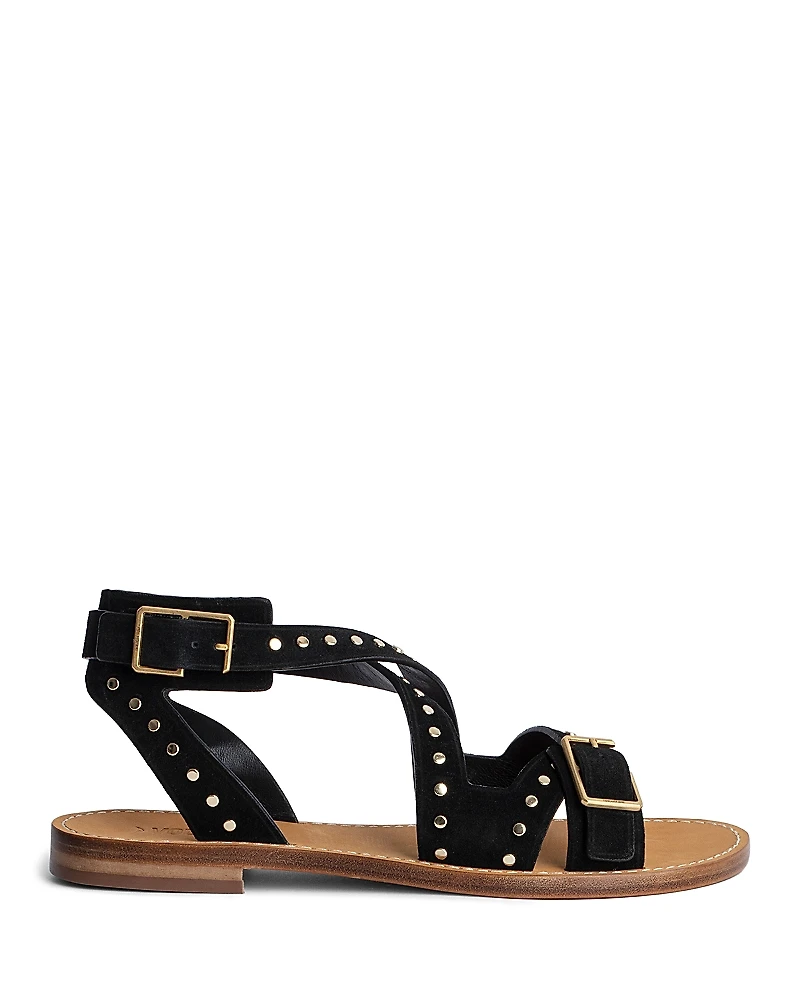 Zadig & Voltaire Women's Cecilia Studded Strap Sandals