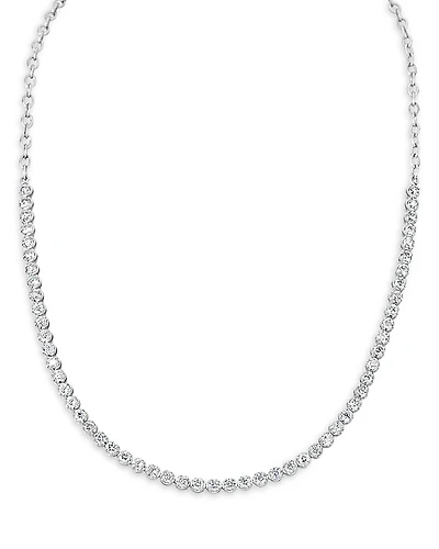 Meira T 14K White Gold Diamond Choker Necklace, 16