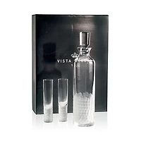 Vista Alegre Artic Case with Vodka Decanter and 4 Shot Glasses