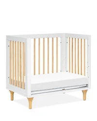 Lolly 4 in 1 Convertible Mini Crib and Twin Bed with Toddler Bed Conversion Kit