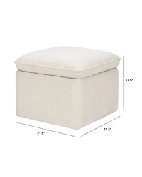 Cali Storage Ottoman in Boucle