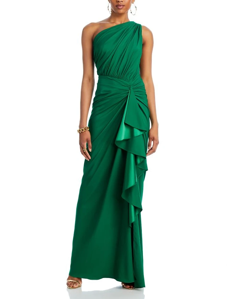 Lena Waterfall Drape Gown