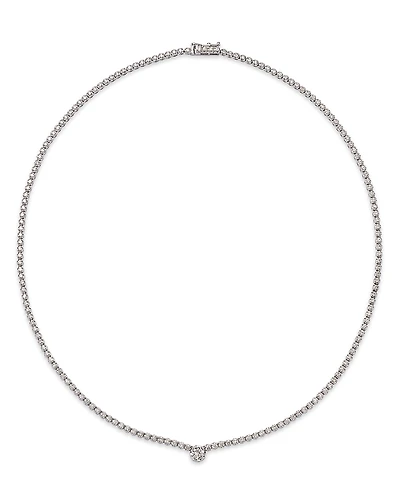 Bloomingdale's Fine Collection Diamond Solitaire Tennis Necklace
