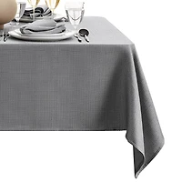 Elrene Home Fashions Laurel Solid Texture Water and Stain Resistant Tablecloth