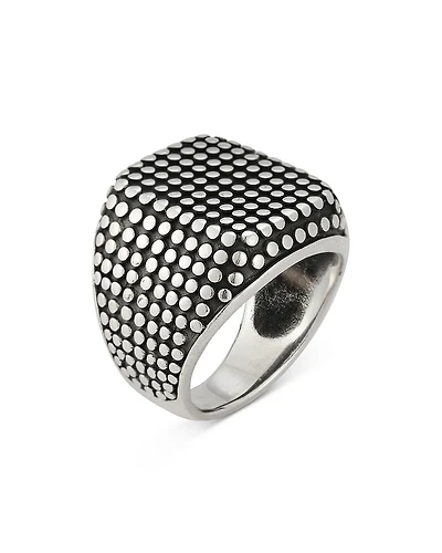 Milanesi And Co Dotted Square Signet Ring