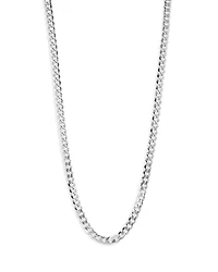 Milanesi And Co Sterling Silver Curb Chain Necklace 5mm, 24