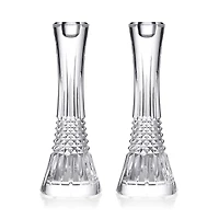 Waterford Lismore Diamond Essence 10 Candlesticks, Set of 2