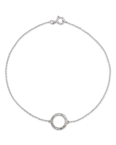 Diamond Circle Bracelet Collection in 14K Gold, 0.08 tcw