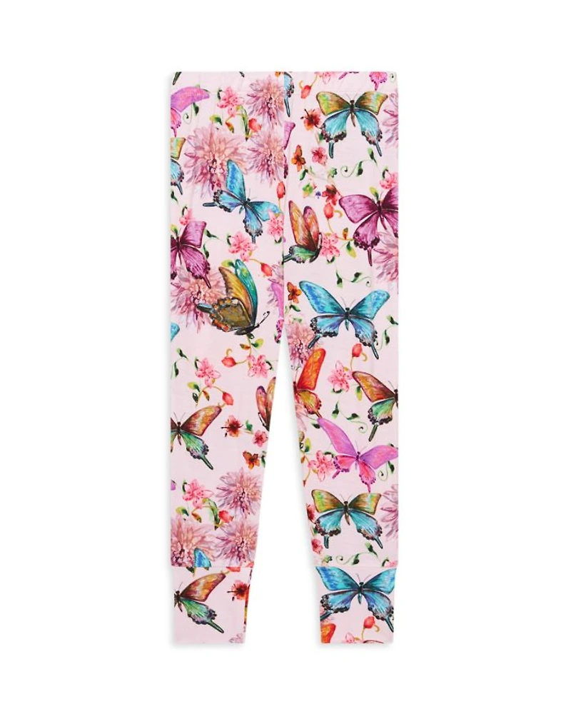 Girls' Butterfly Print Pajama Set - Baby, Little Kid