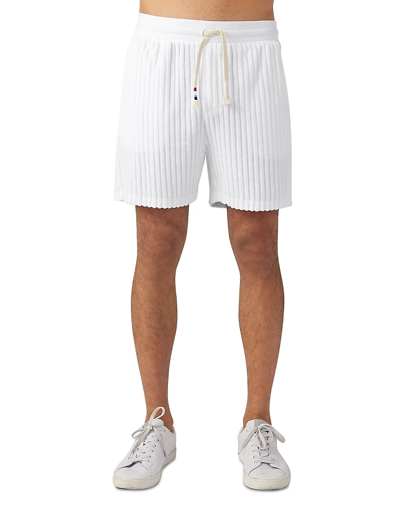 Sol Angeles Riviera Cotton Blend Terry Regular Fit Drawstring Shorts