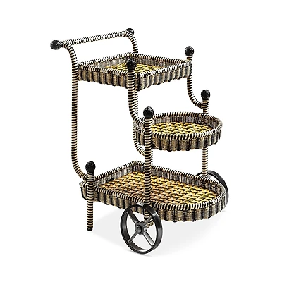 Mackenzie-Childs Courtyard Bar Cart