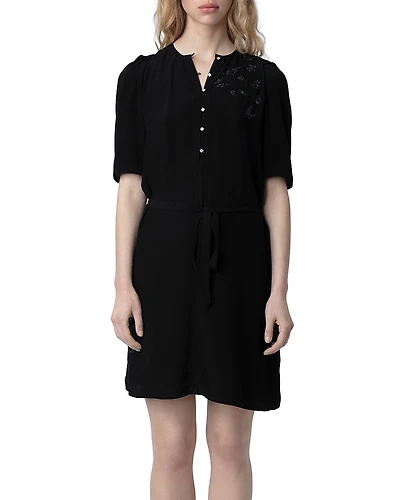 Zadig & Voltaire Rodji Round Neck Dress