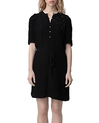 Zadig & Voltaire Rodji Round Neck Dress