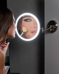 Magnified Rechargeable Wall Mirror