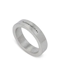 Logo Band Ring Sterling Silver