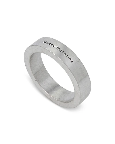 Allsaints Logo Band Ring