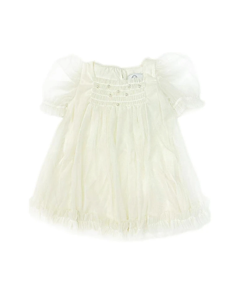 Petite Maison Kids Girls' Bella Buttermilk Tulle Dress - Baby, Little Kid, Big Kid