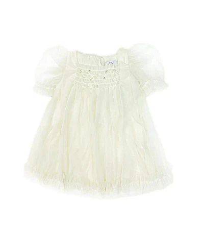 Petite Maison Kids Girls' Bella Buttermilk Tulle Dress - Baby, Little Kid, Big Kid