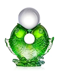 Liuli As The Good World Turns Twin Fish Sculpture