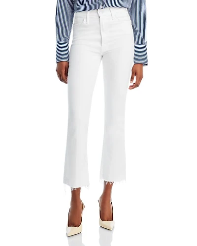 The Hustler High Rise Flare Leg Ankle Jeans