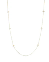 Roberto Coin 18K Yellow Gold Verona Love by the Inch Diamond Necklace, 0.49 tcw