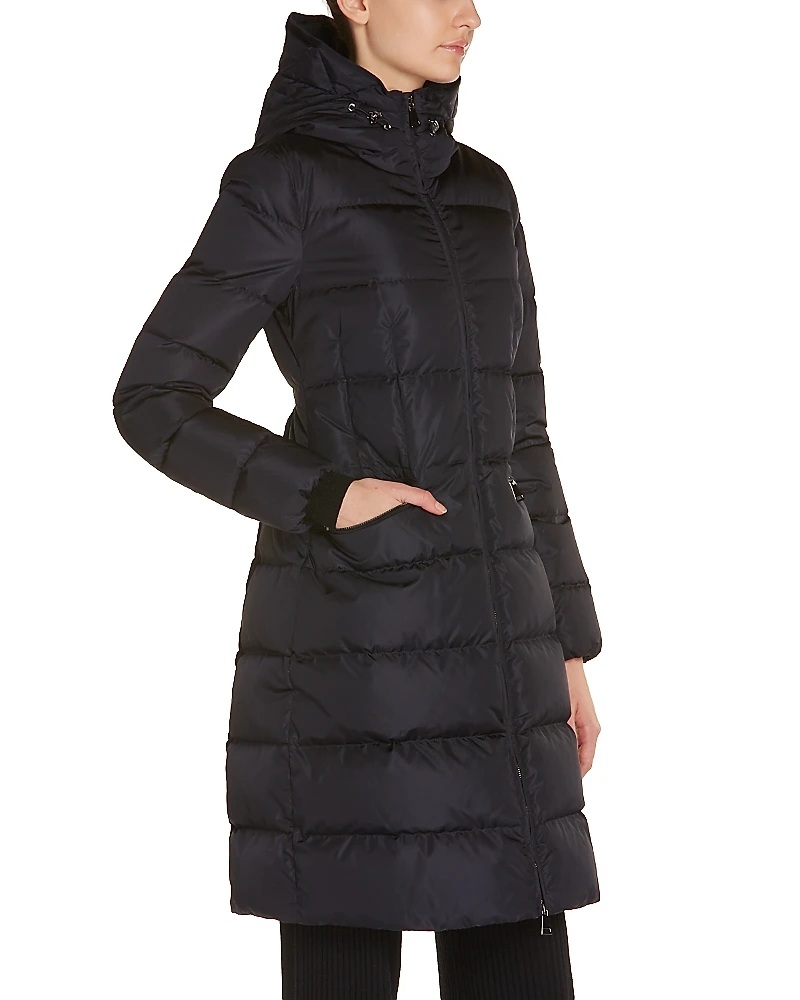 Moncler Avocette Hooded Long Down Coat