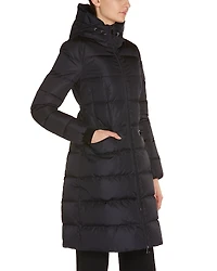 Moncler Avocette Hooded Long Down Coat