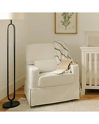 Crawford Pillowback Comfort Swivel Glider in Water Repellent & Stain Resistant Performance Fabric
